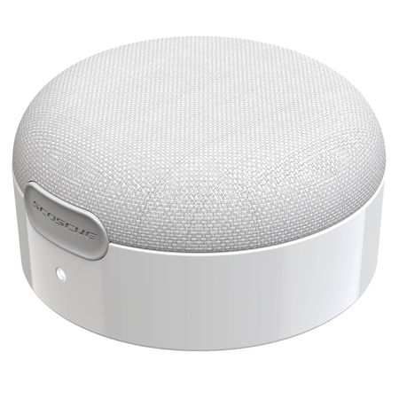 Scosche boomCAN MagSafe Portable Wireless Speaker, White BTMSSWT-SP